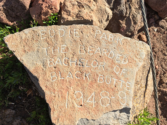 The Eddie Park rock on Black Butte