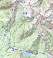 Goat Rocks Loop Topo