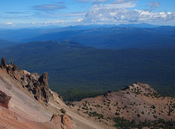The view to the north
