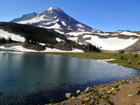 South Sister from Camp Lake