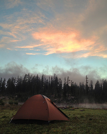Sunset from Reese Lake