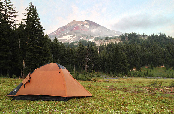 South Sister from camp