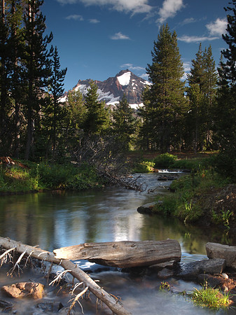 Broken Top over Creek