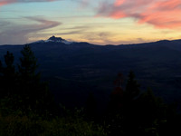Three Fingered Jack at sunset