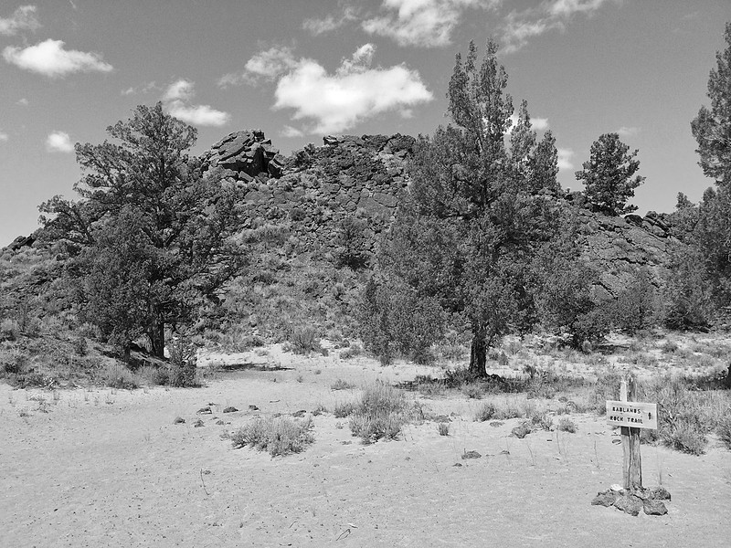 Badlands Rock B&W