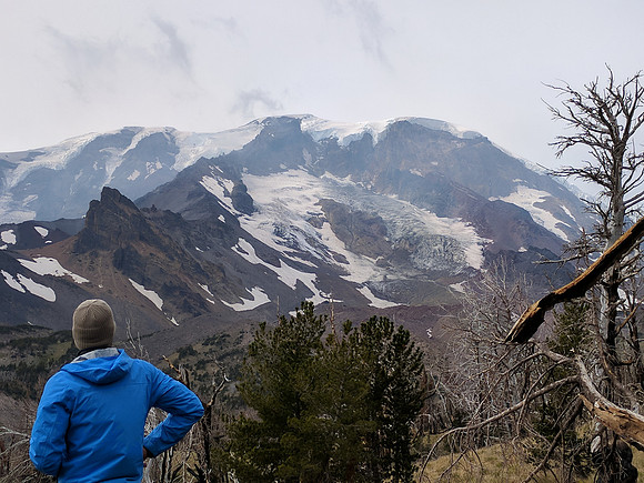 Trevor Taking in the Mountain