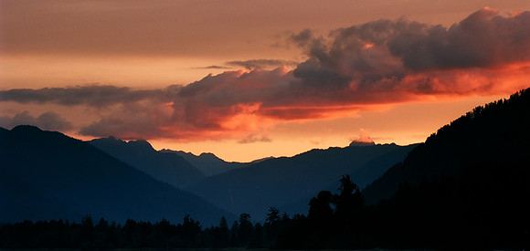 Sunrise over Quinault
