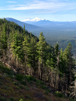 North and South Sister beyond Black Butte