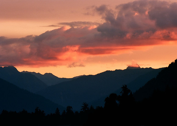 Sunrise over Quinault