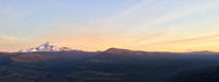 Mt. Jefferson and Hood sunrise