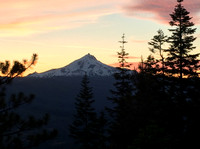 Mt. Jefferson at sunset