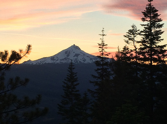 Mt. Jefferson at sunset