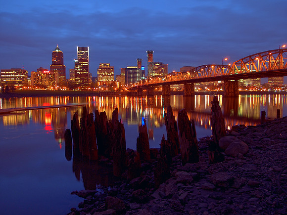 Hawthorne Bridge HDR 2
