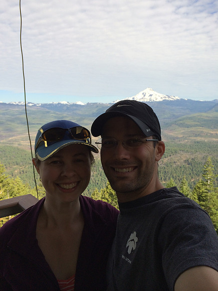 Us at Green Ridge Lookout