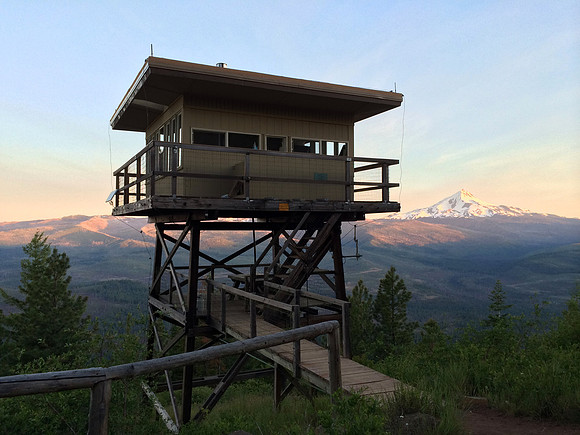 Green Ridge Lookout with Mt. Jefferson in the background