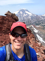 Me near the top of Broken Top