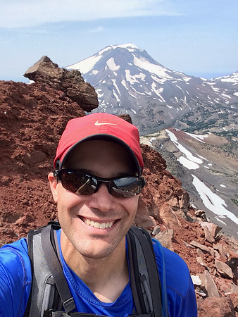 Me near the top of Broken Top