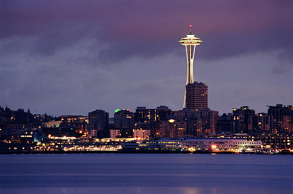 Space Needle at Sunrise