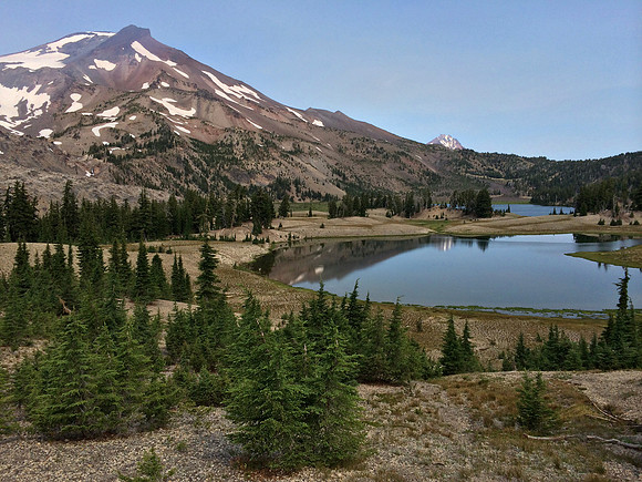 South and Middle Sisters from Green Lakes